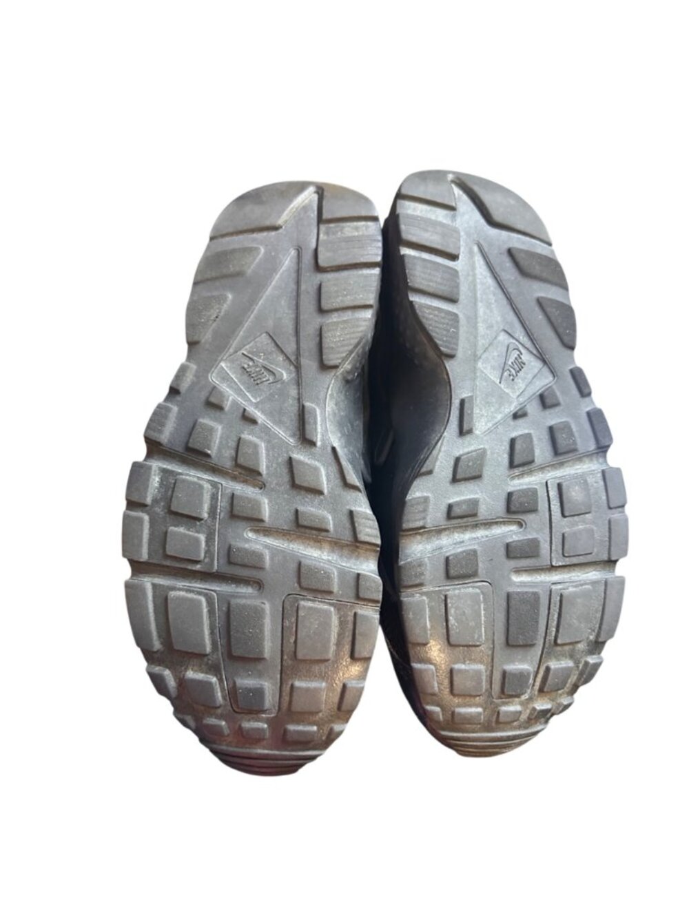 Nike Air Huarache Run Triple Black Sneakers Size 5.5Y Youth Athletic Shoes - Picture 5 of 7